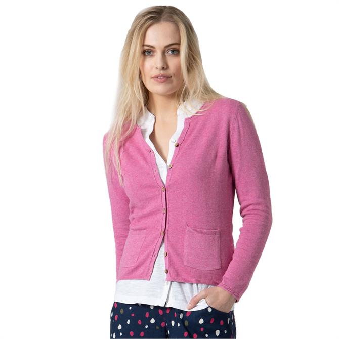 Mistral Notch Neck Fitted Cardigan